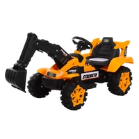 Lenoxx 6105 Childrens Electronic Ride-on Excavator & Dump Truck 30kg Capacity