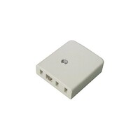 TE 610ST Telephone Wall Socket TEL2008 with Cable Entry through Base