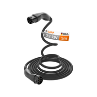LAPP EV Helix Charge Cable Typ 2 (22kW-3P-32A) 5m - Black