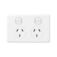 DETA 6252B  X6 10Amp X6  Double Powerpoint - White