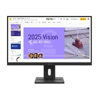 LENOVO ThinkVision E27Q-40 27' 100Hz QHD IPS Monitor 2K 2560x1440 16:9 4ms Tilt Swivel Pivot Height Adjust 2xHDMI DP VESA 3yr WTY Black ~63ECGAR2AU