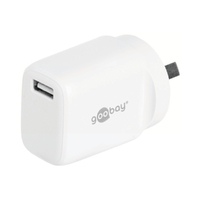 Goobay Wall Charger ANZ 10W USB-A - White