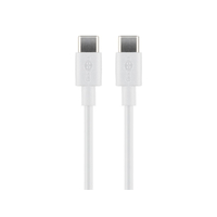 Goobay USB-C to USB-C Cable 1m - White