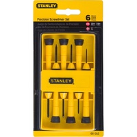 STANLEY 66-052 Precision Screwdriver Set 6Pc Plastic Storage Case