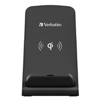 Verbatim Wireless Charging Stand 10W - Mobile Devices, Android, IOS, Apple, Samsung, Oppo, Nokia, Sony. Black, Qi Charge, OCP, FOD, OTP, OVP (LS)