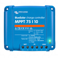 Victron Energy 12V/24V 10A Blue Solar MPPT75/10 Charge Controller 