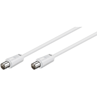 Goobay Antenna Cable (<70 dB) (M/M) 5M - white
