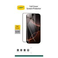 USP Apple iPhone 17 Pro / iPhone 17 / iPhone 16 Pro (6.3') Tempered Glass Screen Protector - Full Coverage,Crystal Clear,Smooth Touch,5 Years Warranty