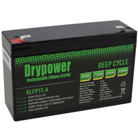 Drypower 6LFP11.4 Lithium Iron Phosphate 6.4V 11.4Ah Rechargeable Battery
