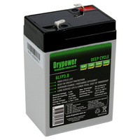  Drypower 6LFP3.8  Lithium Iron Phosphate 6.4V 3.8Ah  Rechargeable Battery