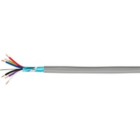 6 Core Screened Data Cable 100 Metre Roll 7 x 0.2mm Strand Tinned Copper Conductors