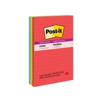 Post-It Super Sticky Lined Notes Marrakesh 101 x 152mm 3-Pack