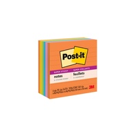 Post-It Lined Super Sticky Notes Rio De Janeiro 101 x 101mm 6-Pack