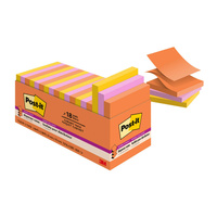 Post-It Super Sticky Pop-up Notes Rio De Janeiro 76 x 76mm 18-Pack
