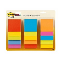 AS_ Post-It Super Sticky Notes Assorted Colours 76 x 76mm 15-Pack - Box of 12