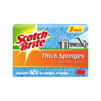 Scotch-Brite Thick Multi-Purpose Sponge 3-Pack - Box of 8