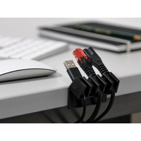 Goobay Cable Management 5 Slots Plastic  black