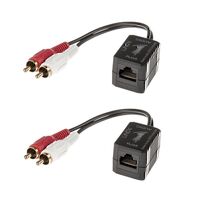 Lindy 100m CAT5/6 RCA Stereo Audio Extender