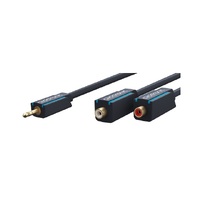 Clicktronic 3.5mm Male to Stereo RCA Female 0.1m