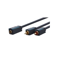Clicktronic 3.5mm Female to Stereo RCA Male 0.1m