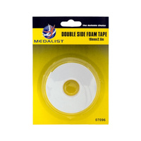 MEDALIST Double Sided Foam Tape Adhesive Foam Mounting Tape 18mm x 2.6m