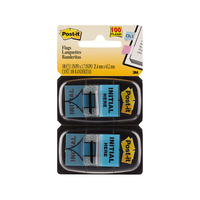 Post-It Initial Here Flags 25 x 43mm 2-Pack - Box of 6