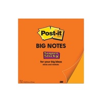 Post-It Super Sticky BIG Notes Orange 279 x 279mm