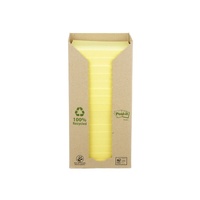 Post-It Recycled Notes Canary Yellow 76 x 76mm 16-Pack