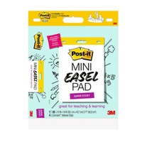 Post-It Super Sticky Mini Easel Pad White 380 x 457mm