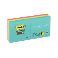 Post-It Super Sticky Z-Notes Miami 76 x 76mm 6-Pack