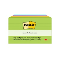 Post-It Lined Notes Jaipur 76 x 127mm 5-Pack