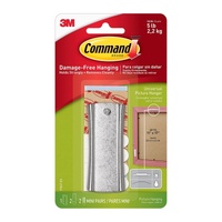 Command 17047 Large Metal Universal Picture Hanger - Box of 4