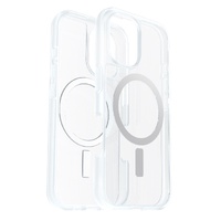 OtterBox React MagSafe Apple iPhone 16 (6.1') Case Clear - (77-96245),DROP+ Military Standard,Hard Case with Soft Grip Edges,7 Years Warranty