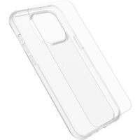 OtterBox React Case with Screen Protector Apple iPhone 15 Plus (6.7') Clear - (78-81236),DROP+ Military Standard Case ,2X Anti-ScratchScreen Protector
