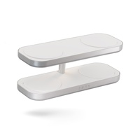 OtterBox 60W Zens Quattro Charger Pro 4 - White (78-81526), Qi2 Wireless Charging, Charge 4 Devices Simultaneously, 2 Years Warranty