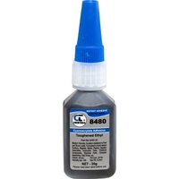 CHEMTOOLS Toughened Ethyl 8480 High Strength Adhesive Cyanoacrylate Metal Black
