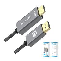 8ware 1m DisplayPort DP to HDMI Male to Male Adapter Converter Cable