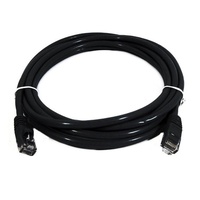 8Ware CAT6 Cable 0.5m - Black Premium RJ45 Ethernet Network LAN UTP Patch Cord 26AWG CU Jacket