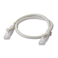 8Ware CAT6 Cable 0.5m - Grey Premium RJ45 Ethernet Network LAN UTP Patch Cord 26AWG CU Jacket