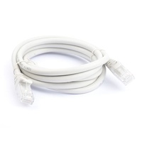 8Ware CAT6 Cable 2m - Grey Premium RJ45 Ethernet Network LAN UTP Patch Cord 26AWG CU Jacket