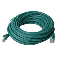 8Ware CAT6 Cable 30m - Green Premium RJ45 Ethernet Network LAN UTP Patch Cord 26AWG CU Jacket