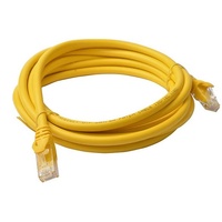 8Ware CAT6 Cable 3m - Yellow Premium RJ45 Ethernet Network LAN UTP Patch Cord 26AWG CU Jacket