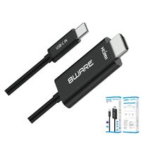 8ware 1m USB-C to HDMI 4K Male to Male Adapter Converter Cable Retail Pack for PC