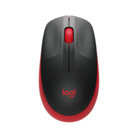 Logitech Wireless Mouse M190 Nano Receiver 1 Year Warranty Red