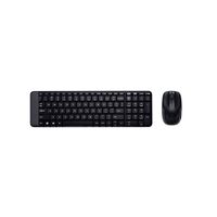 Logitech 2.4GHz Wireless Keyboard & Mouse Combo Sleek Minimalist Design MK220