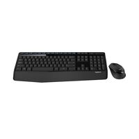 Logitech 2.4GHz Wireless Keyboard & Contoured Right Handed Mouse Combo MK345