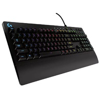 Logitech Prodigy RGB Gaming Keyboard Mech-Dome Backlit Keys Spill-Resistant