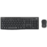 Logitech 2.4GHz Wireless Keyboard and Mouse Combo Silent Touch Technology MK295