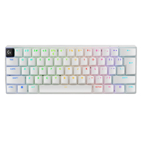 (LS) Logitech PRO X 60 LIGHTSPEED Wireless Gaming Keyboard -White 2.4GHz LIGHTSPEED Bluetooth®, or USB wired connection 2-Year Warranty