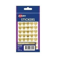 AV Gold Heart 15mm Pk70 Bx10